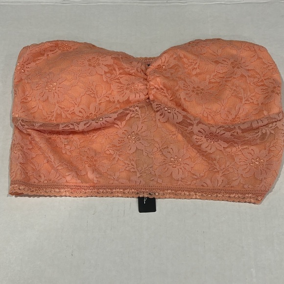 NWT BUNDLE OF 3 LACE BANDEAU BRA/TOPS NEON COLORS WOMEM’S SIZE L - Picture 6 of 10